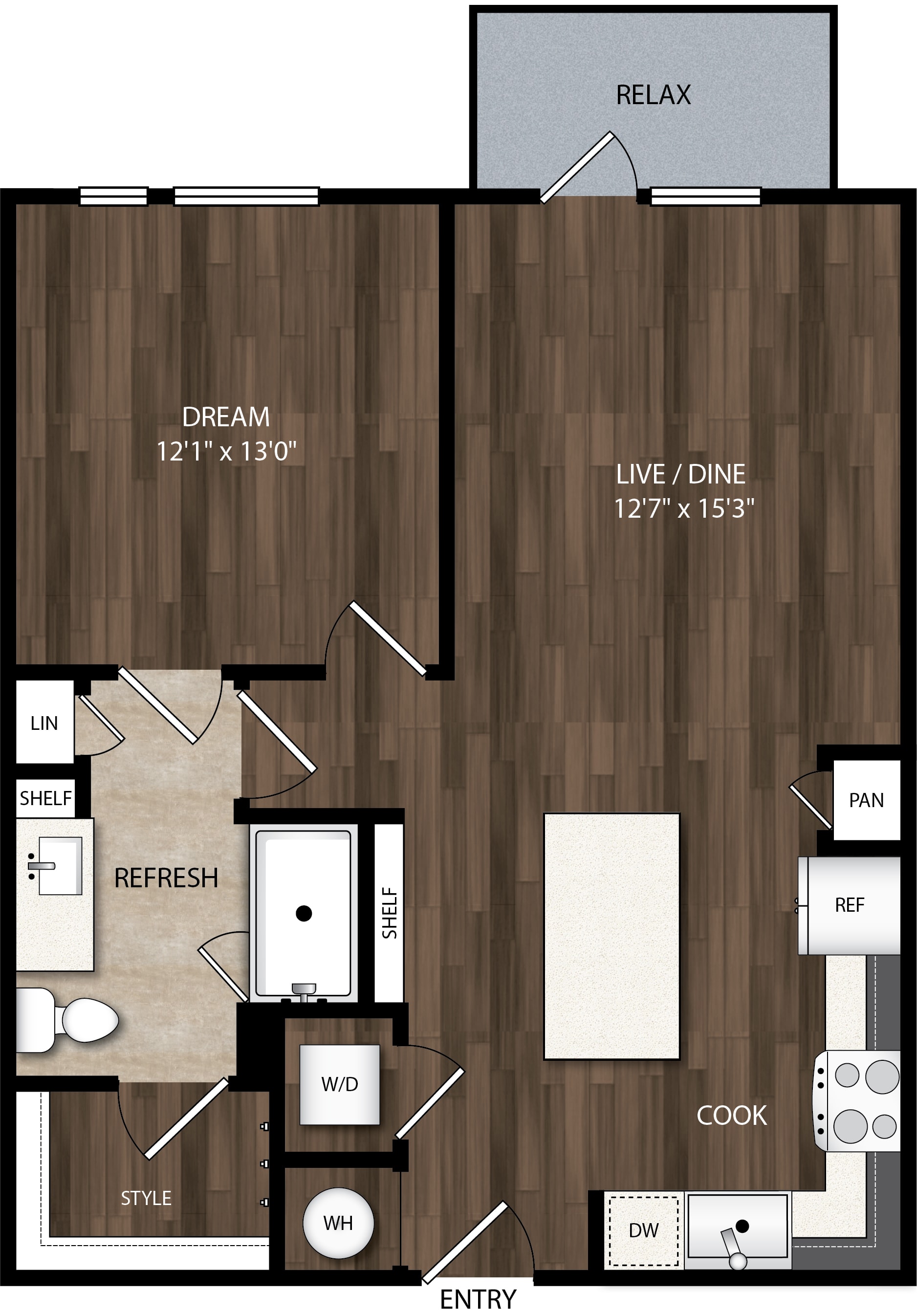 A2 floor plan