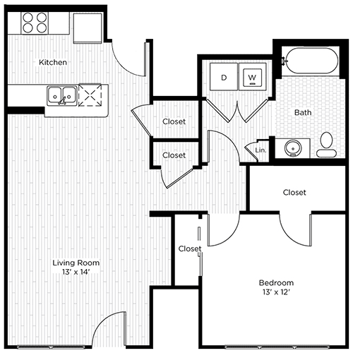A1 - Town Center floor plan