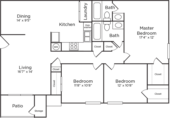 #2120H floor plan
