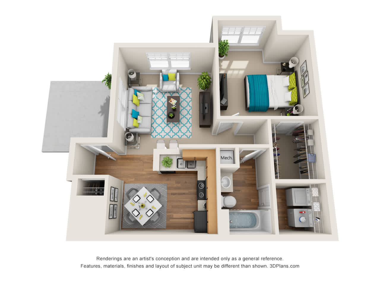 A1 floor plan
