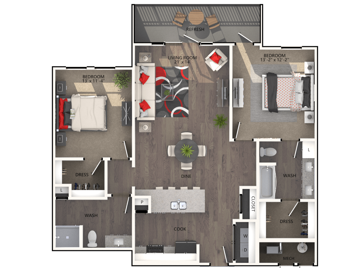B10 floor plan