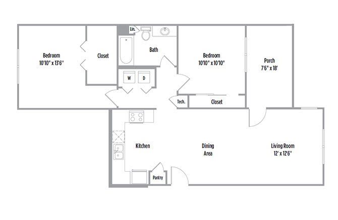 B1 - Eastbridge floor plan