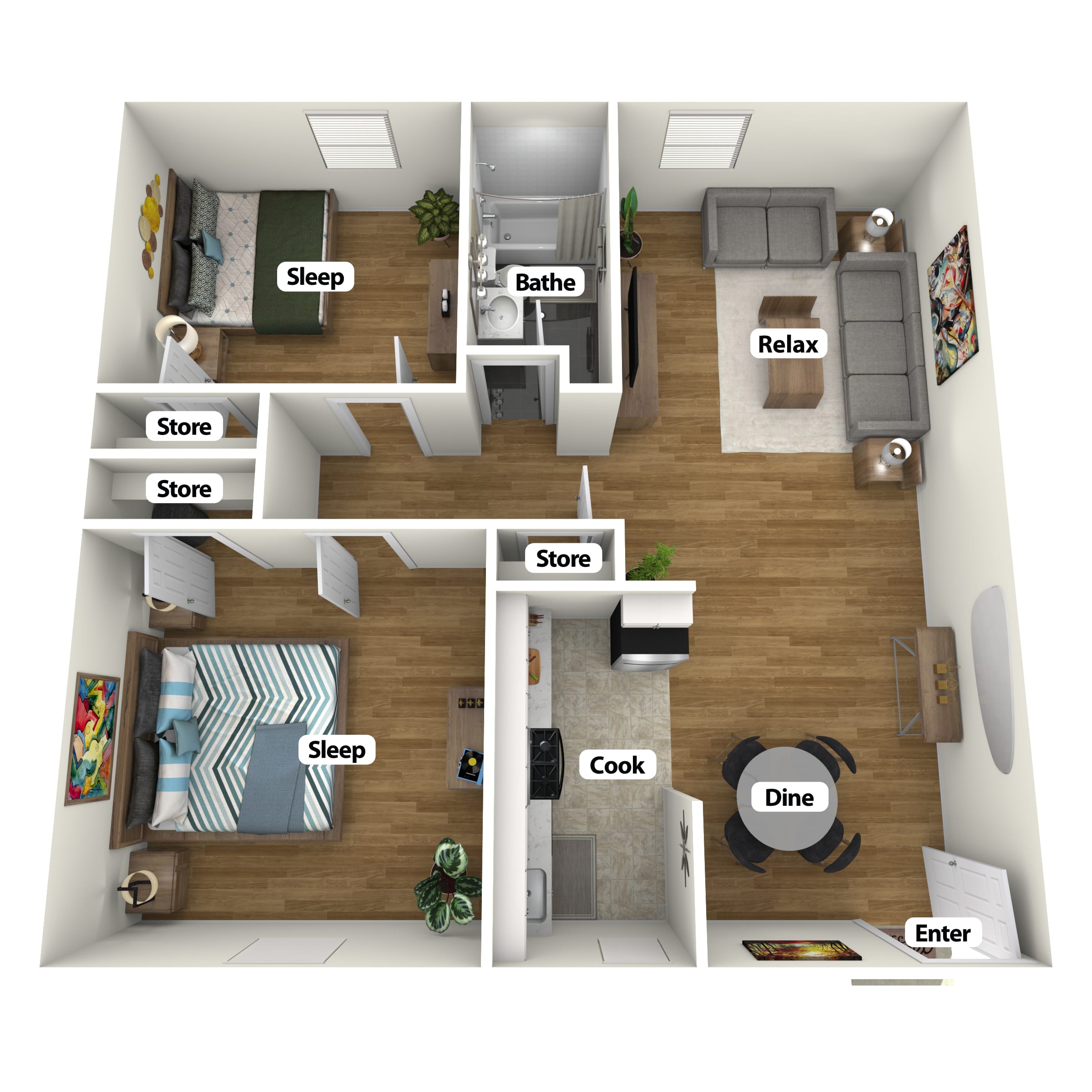 B1 floor plan