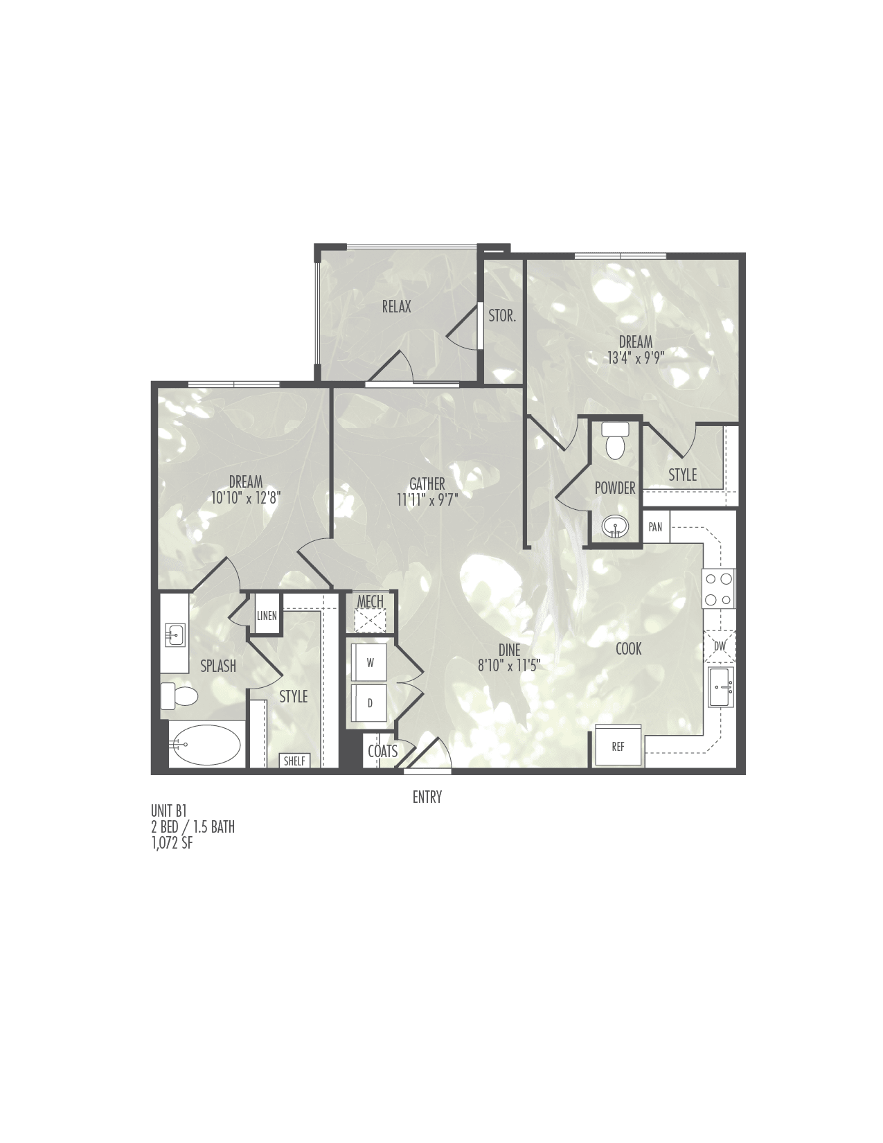 The Delano floor plan