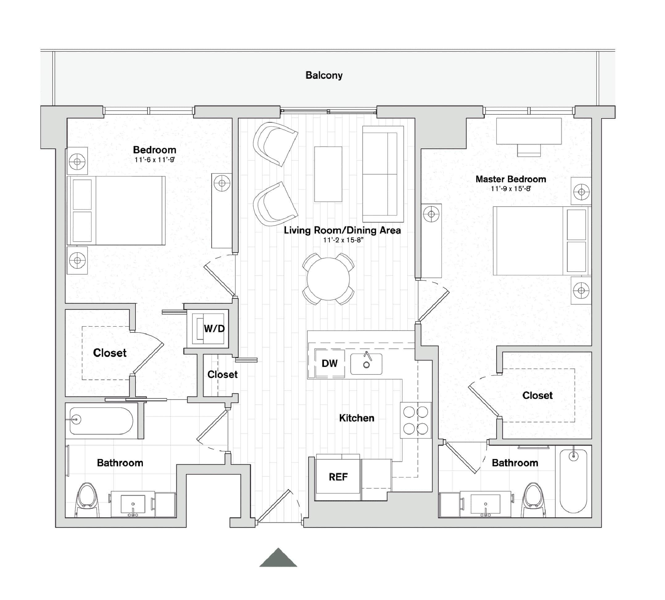 B2 floor plan