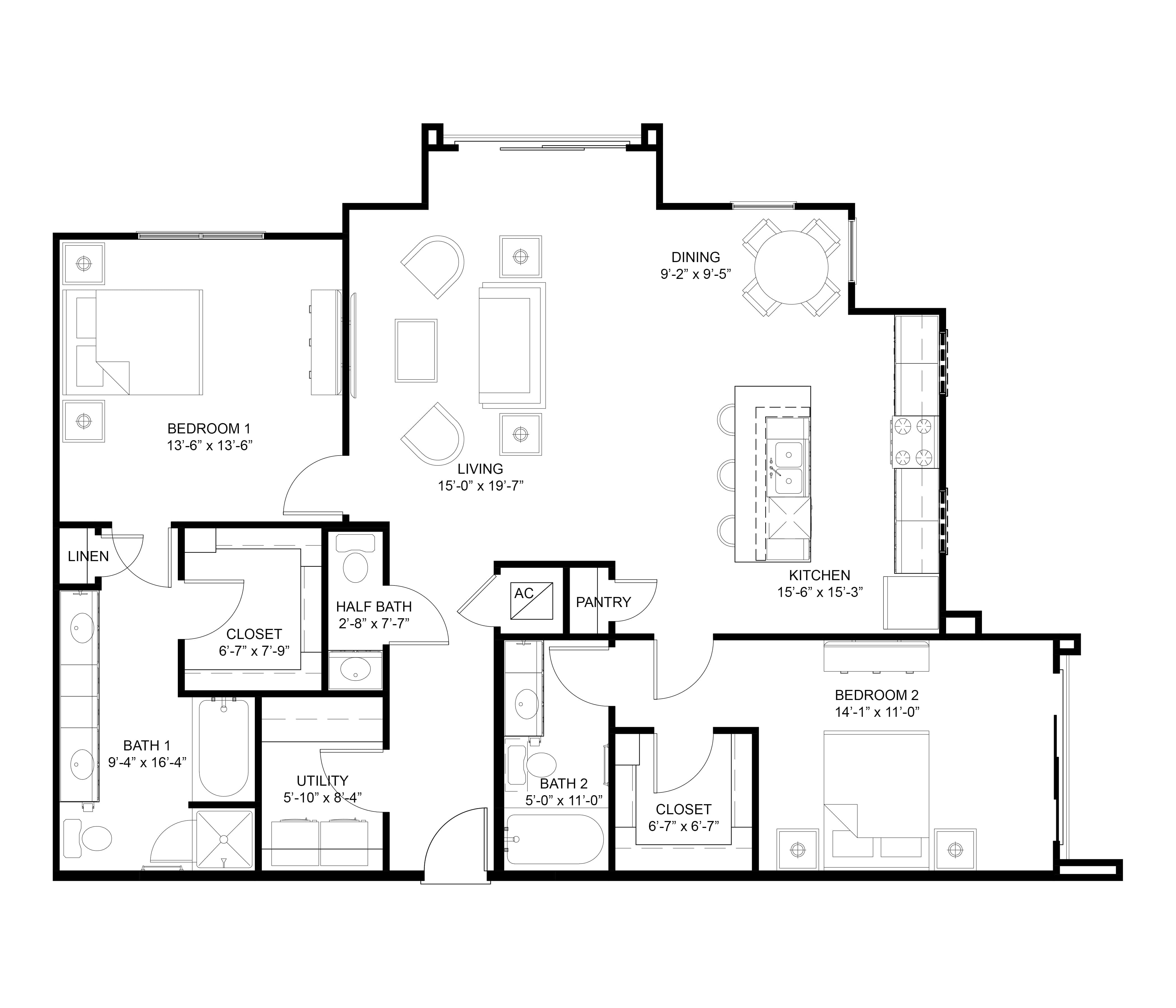 B1 floor plan