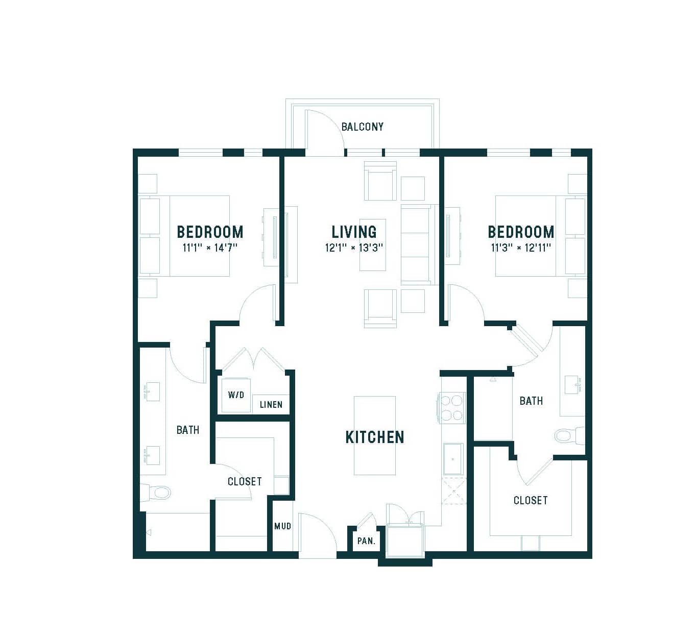 B2a floor plan
