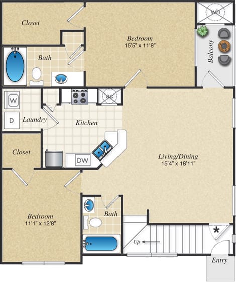 B2U floor plan