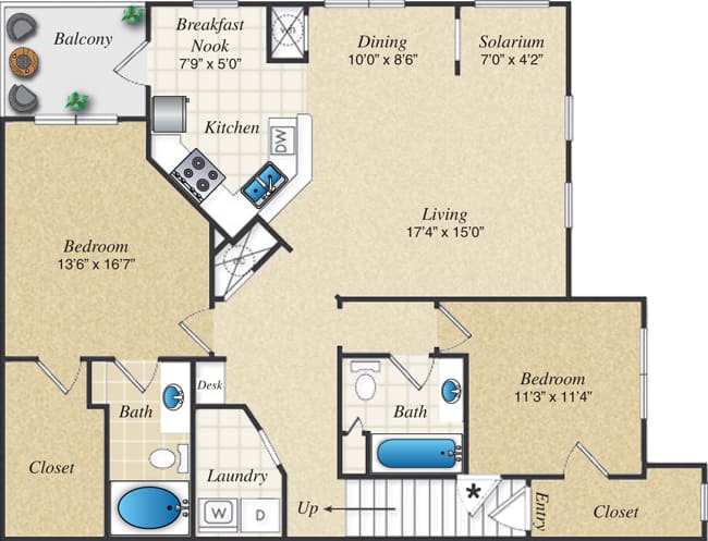 B3U floor plan