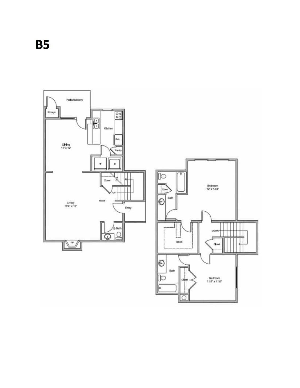 B5 floor plan