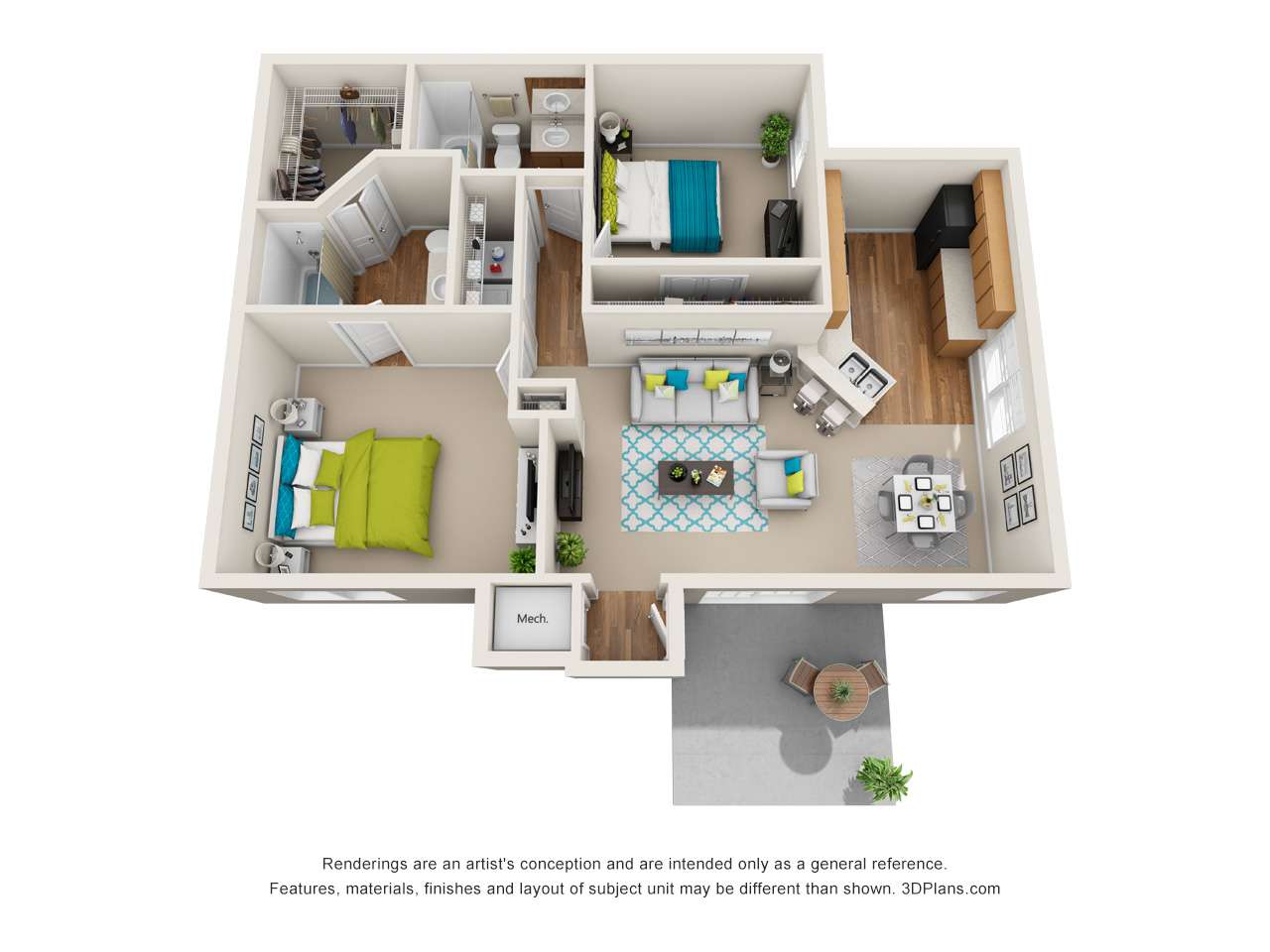 B2 floor plan