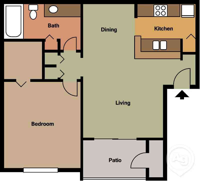 A1 floor plan