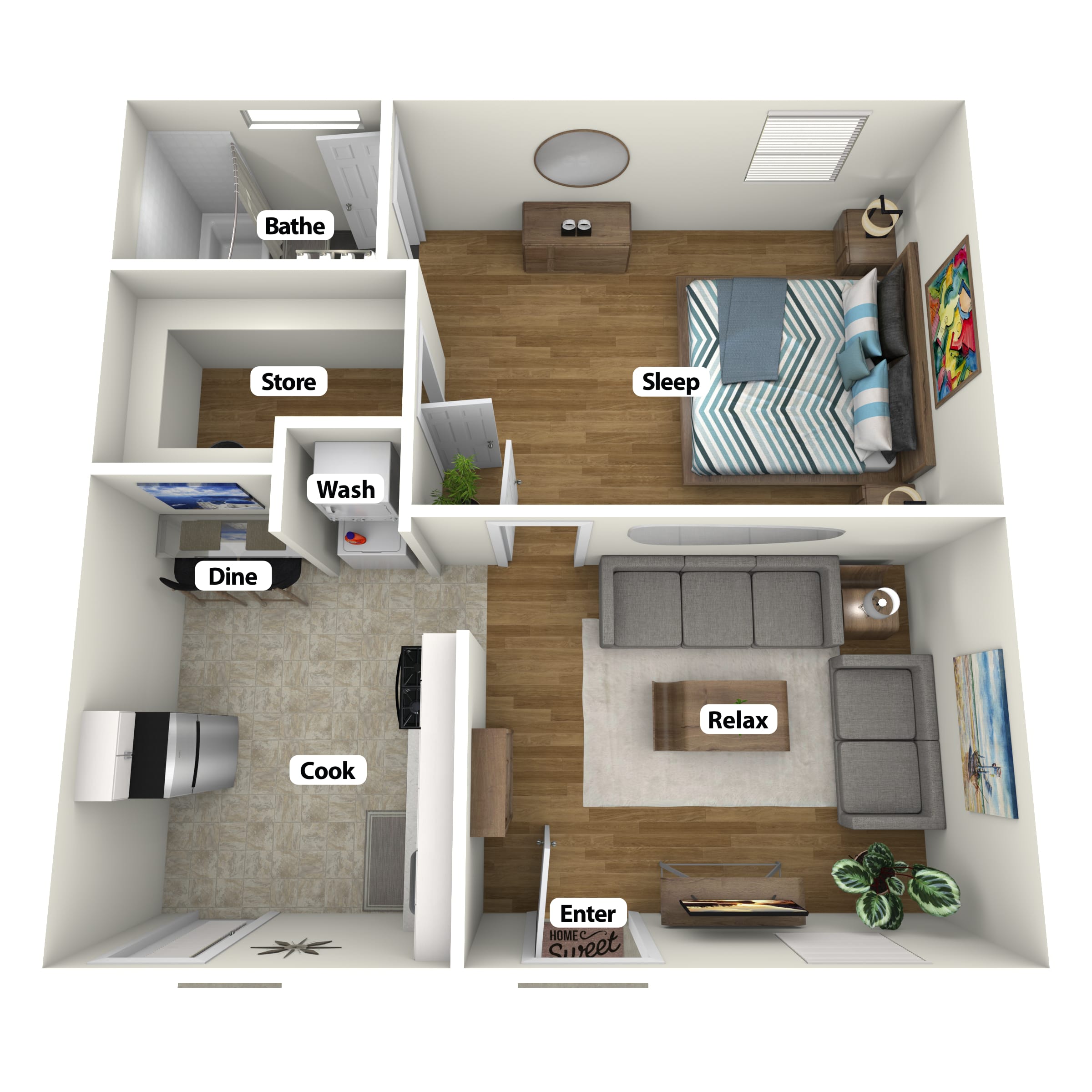 A1 floor plan