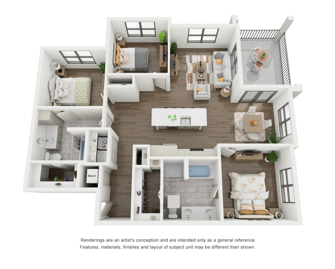 C1 floor plan