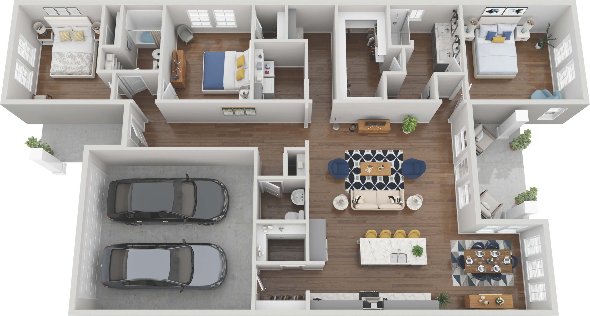 C3 - Redbud floor plan