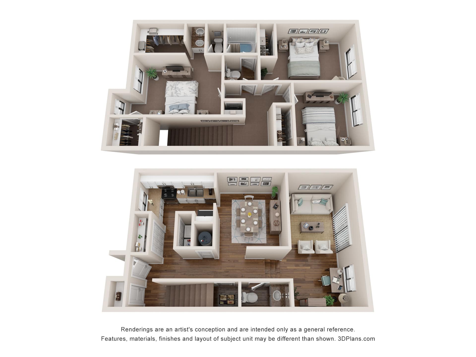 C3 Townhome floor plan