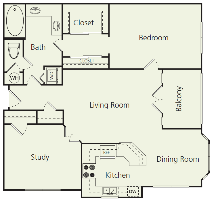 A6 floor plan