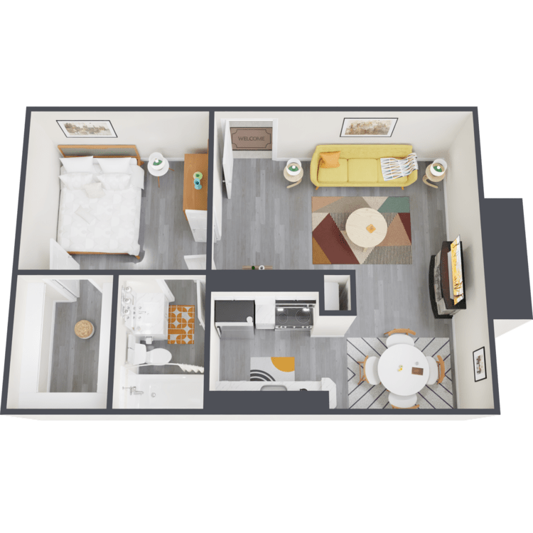 A2 floor plan