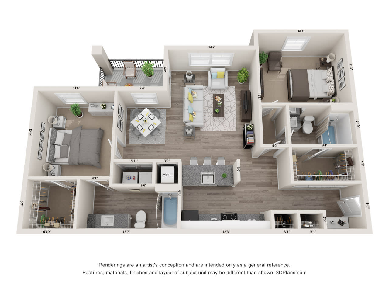 #04-107 floor plan