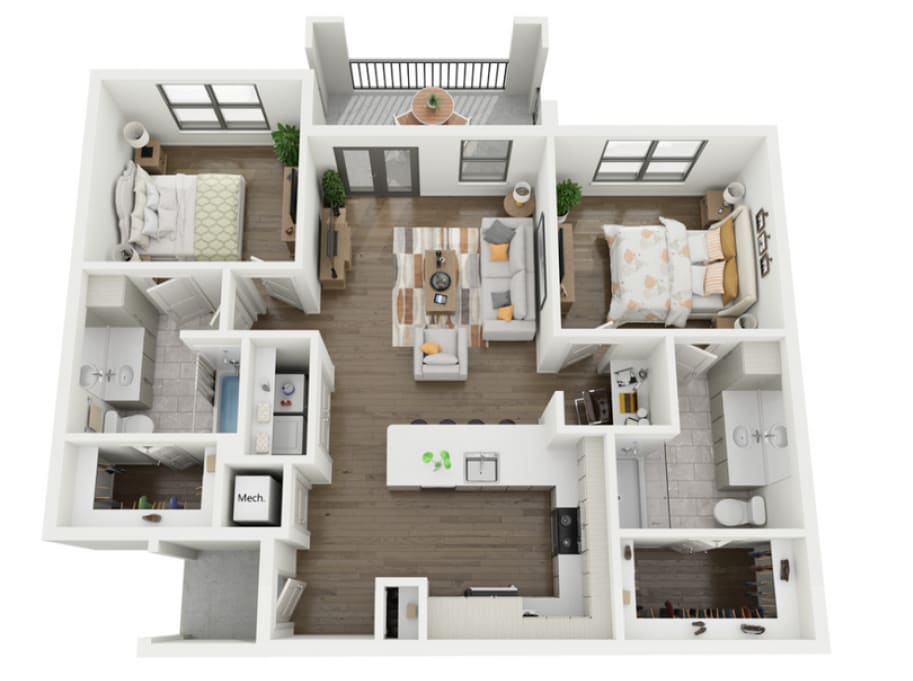 B2 floor plan