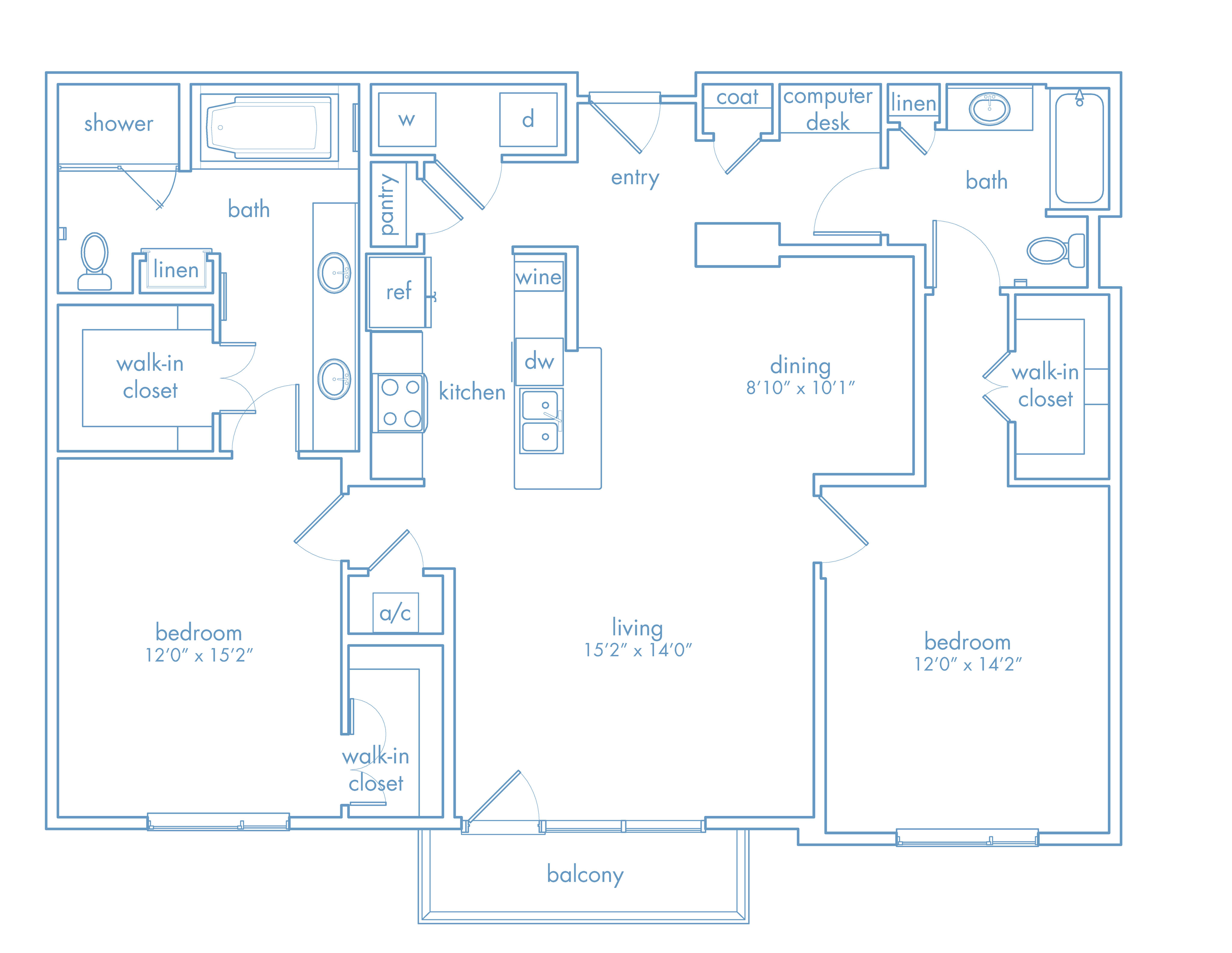 B1A floor plan