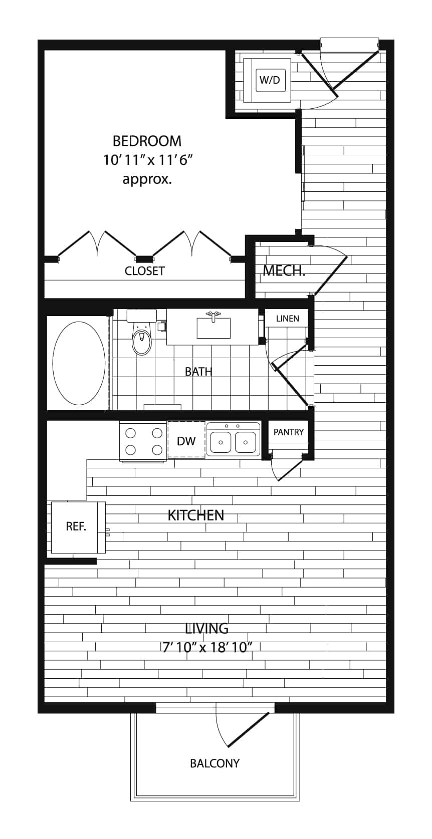 E1 floor plan