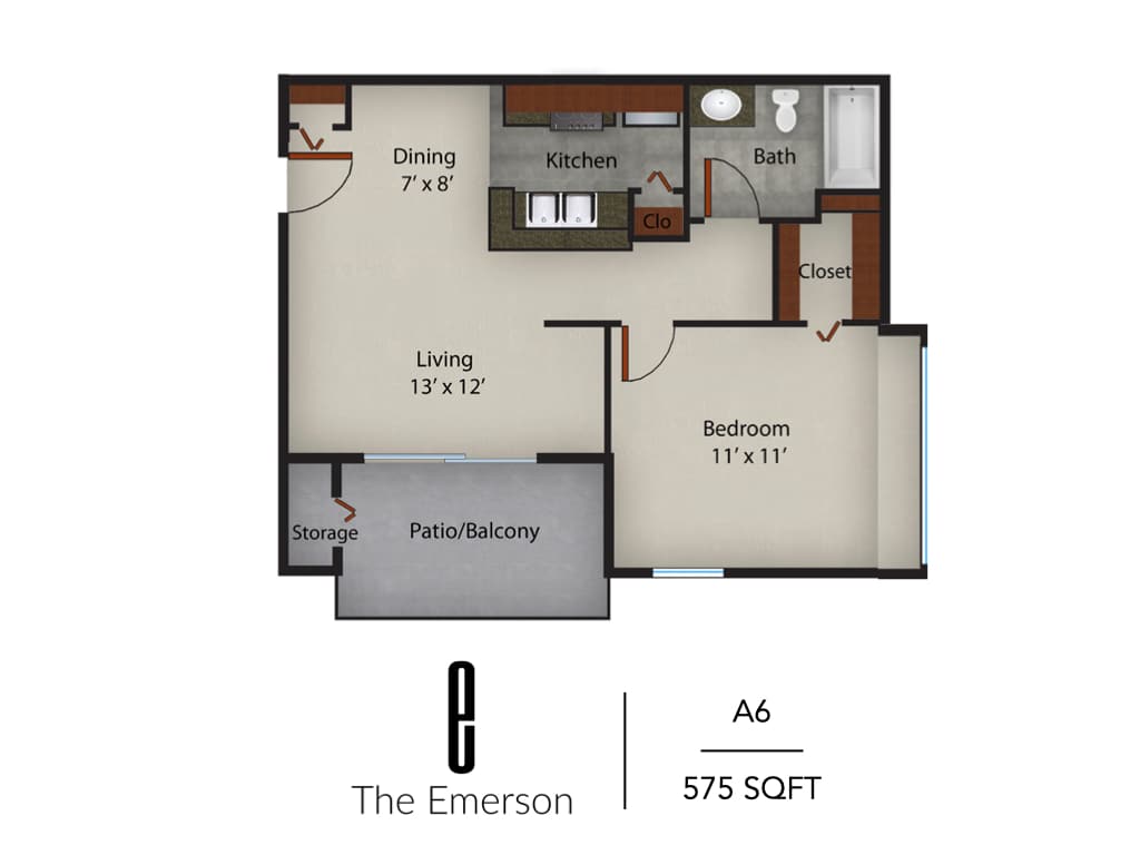 A6 floor plan