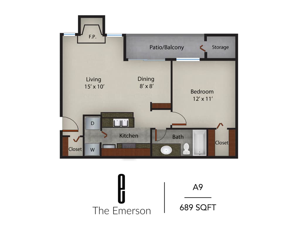 A9 floor plan