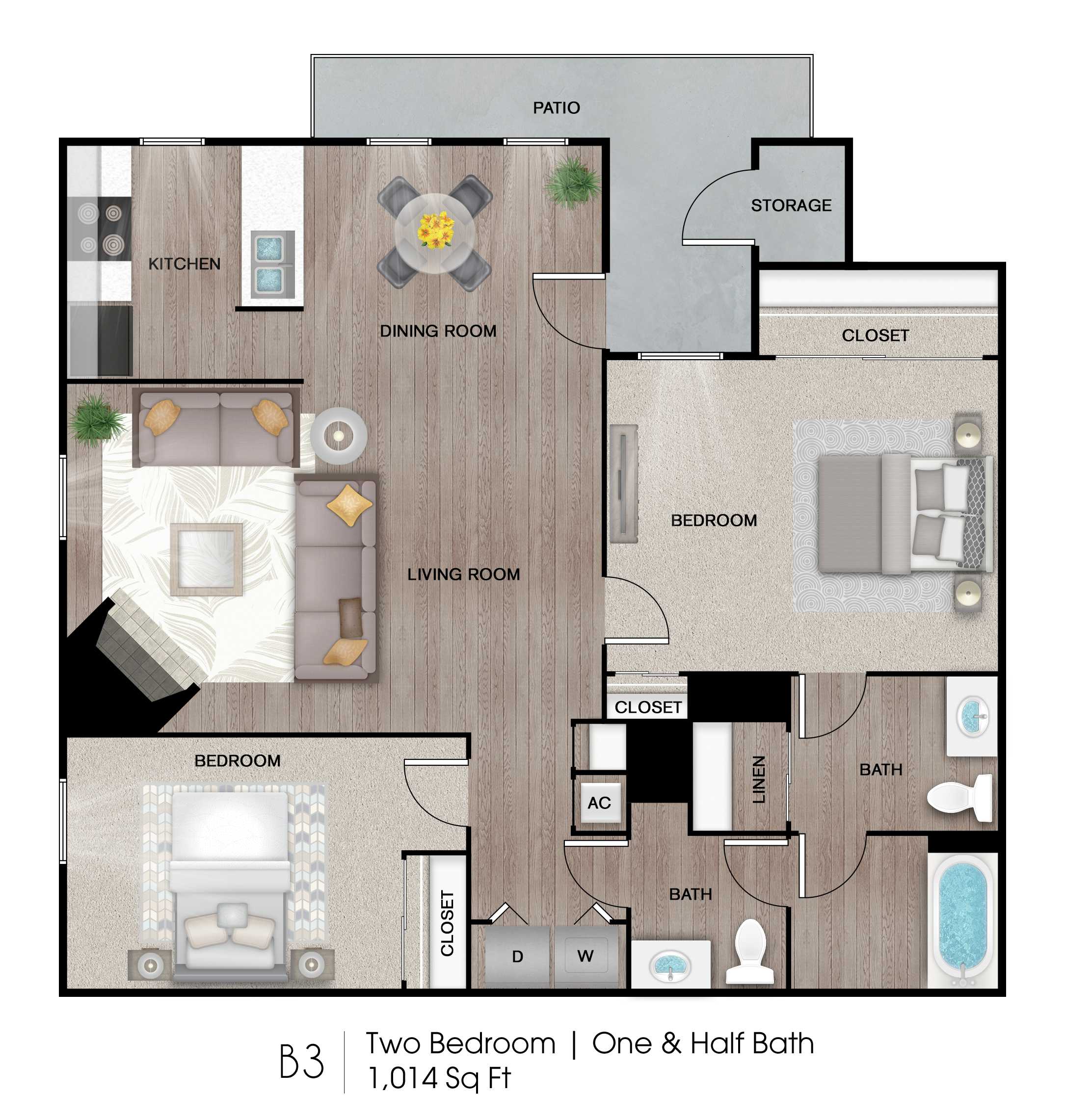 B3D floor plan