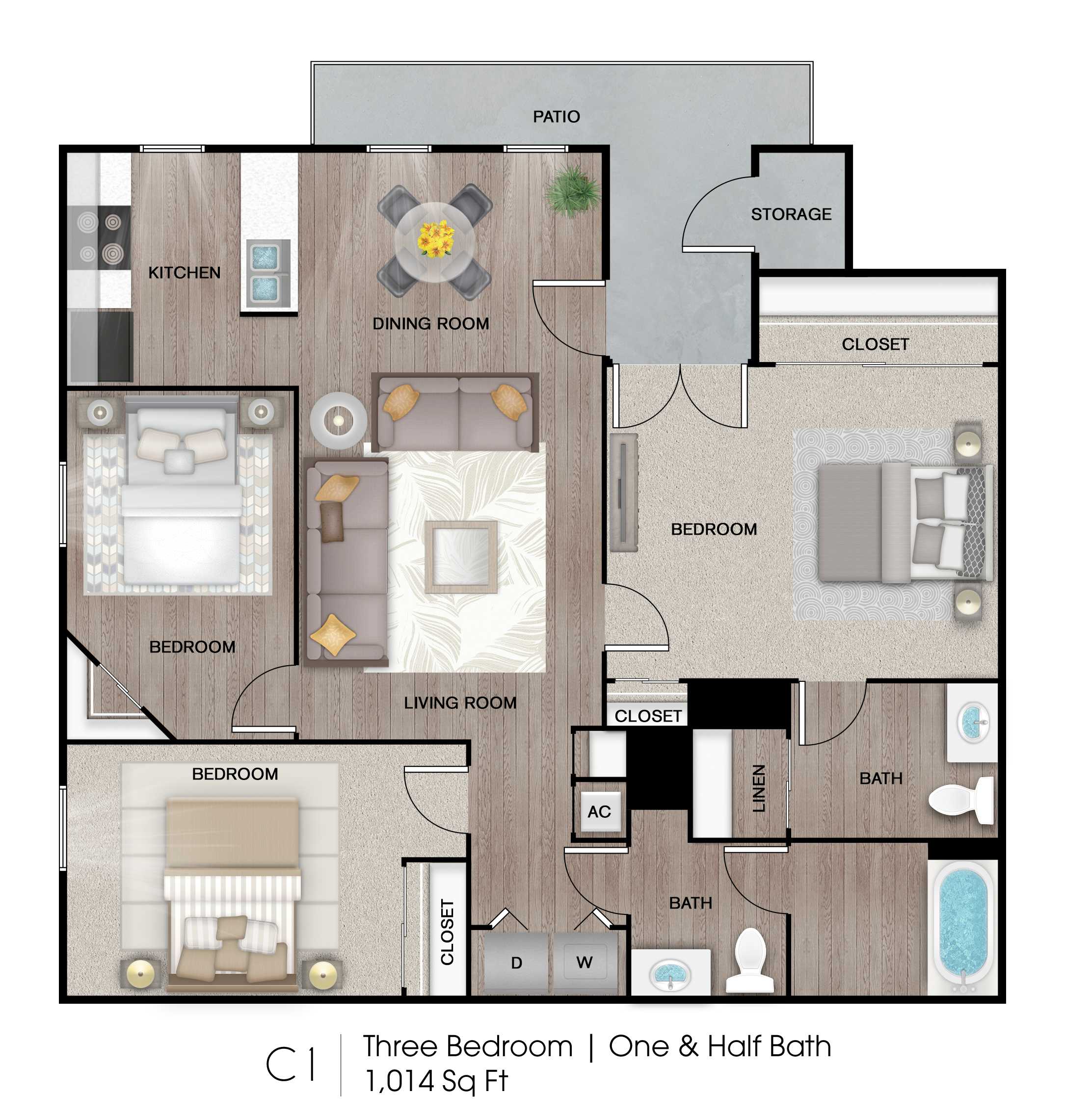 C1 floor plan