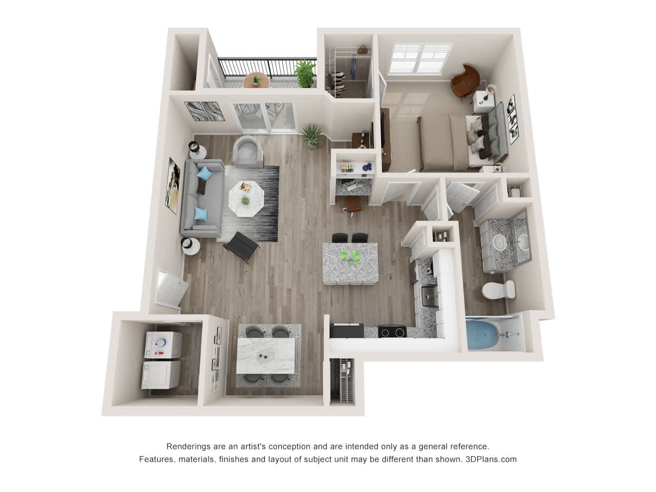 The Deep Ellum with Garage floor plan