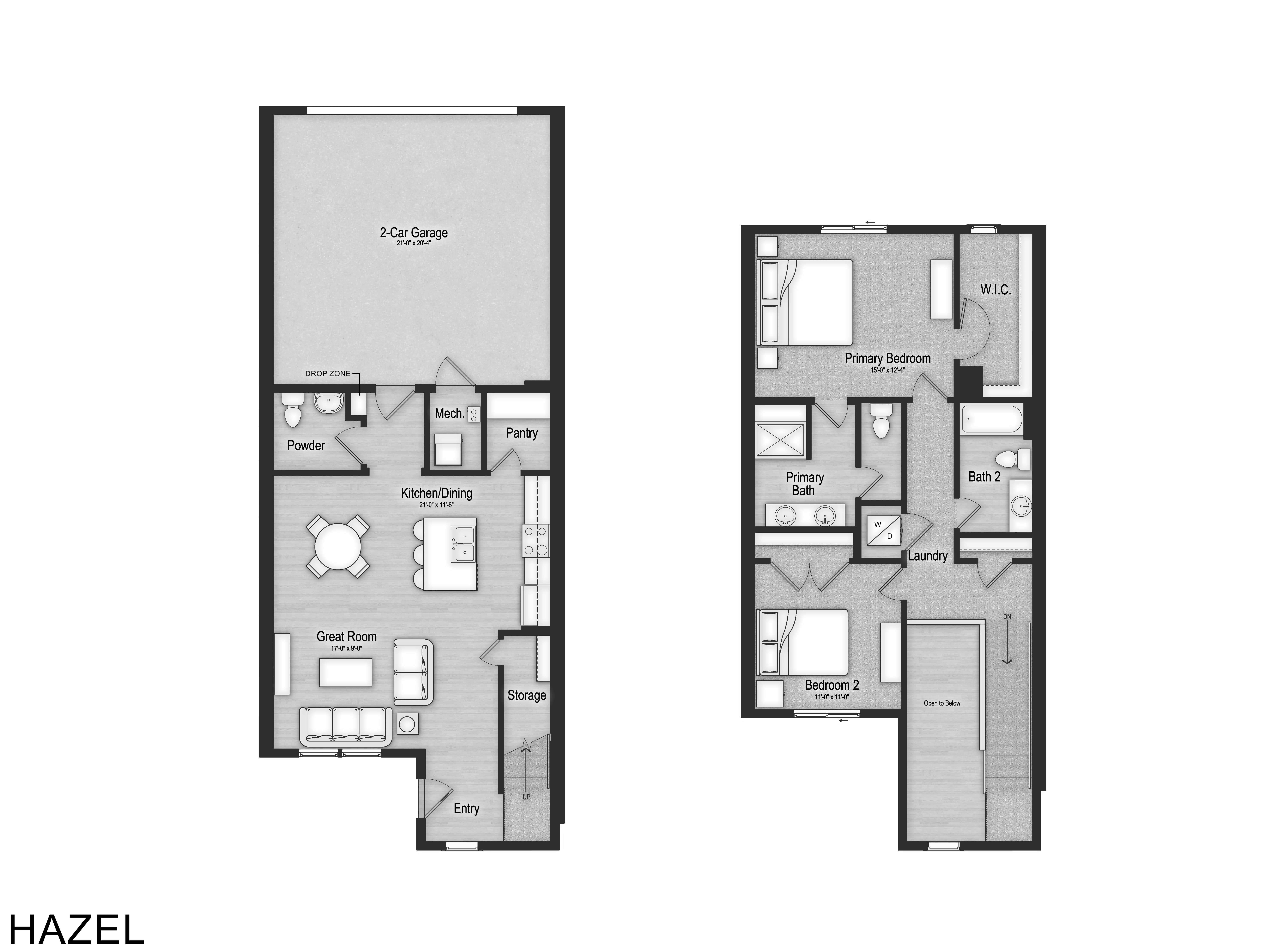 Hazel floor plan