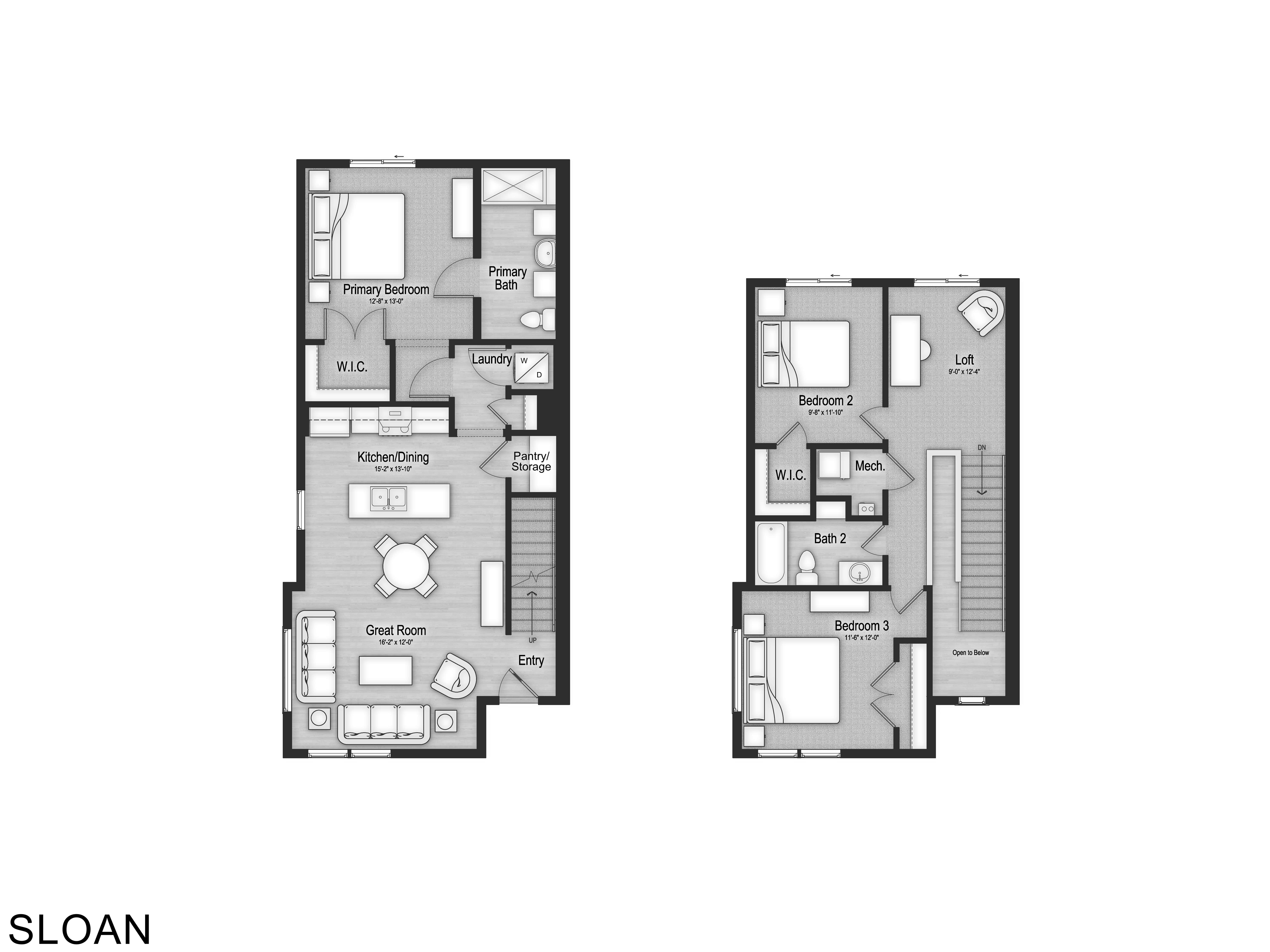 Sloan floor plan