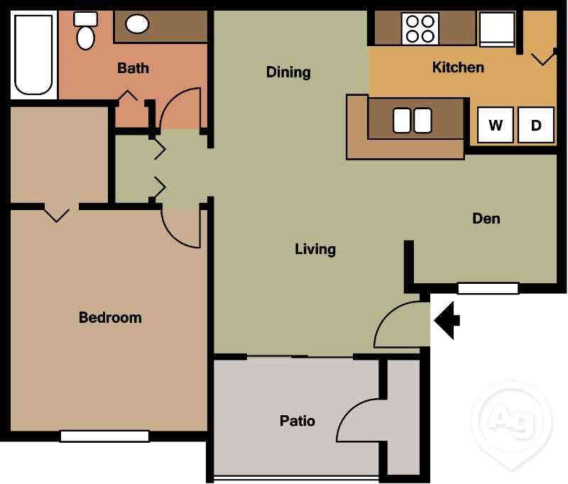 A2 floor plan