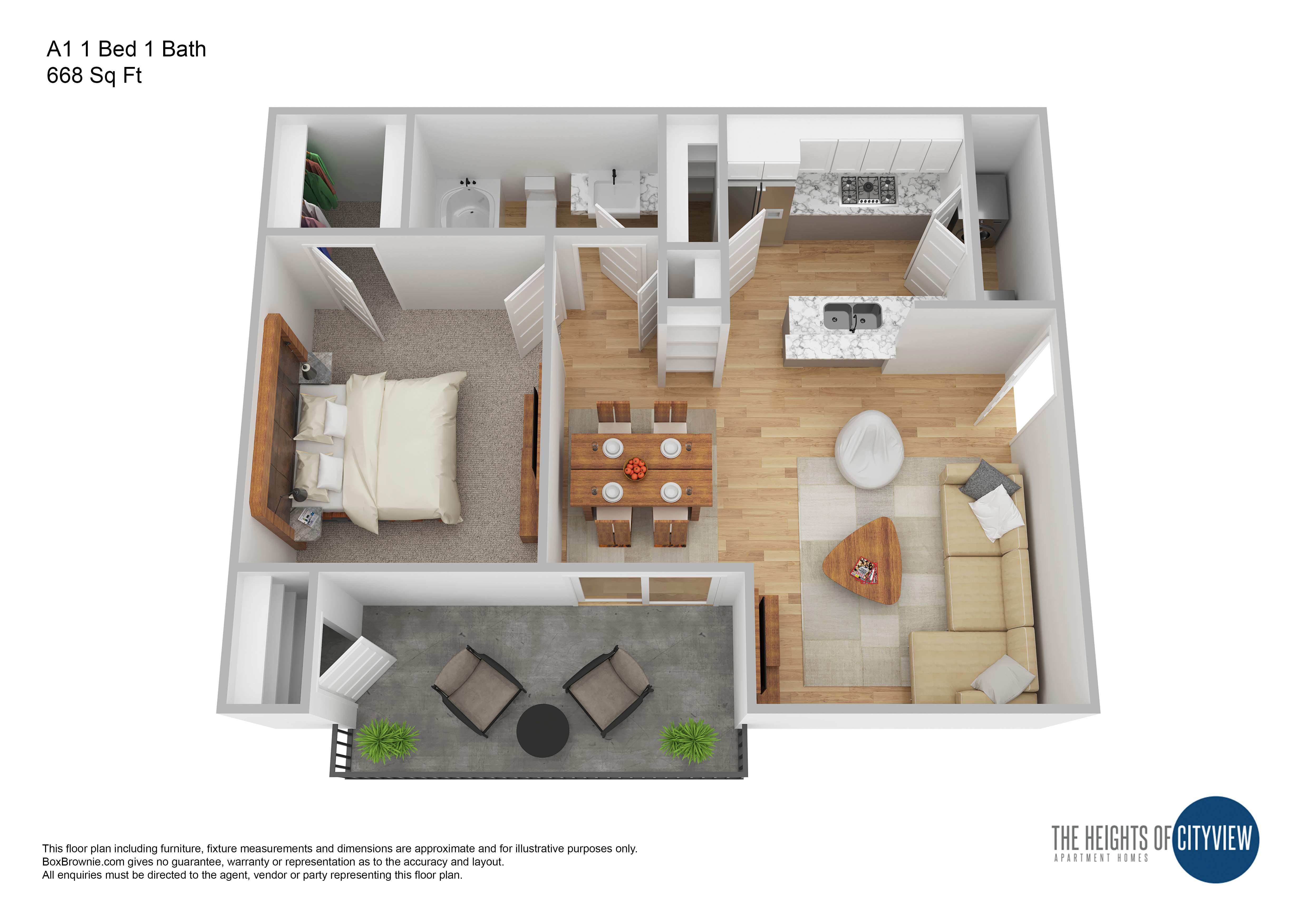 A1 floor plan