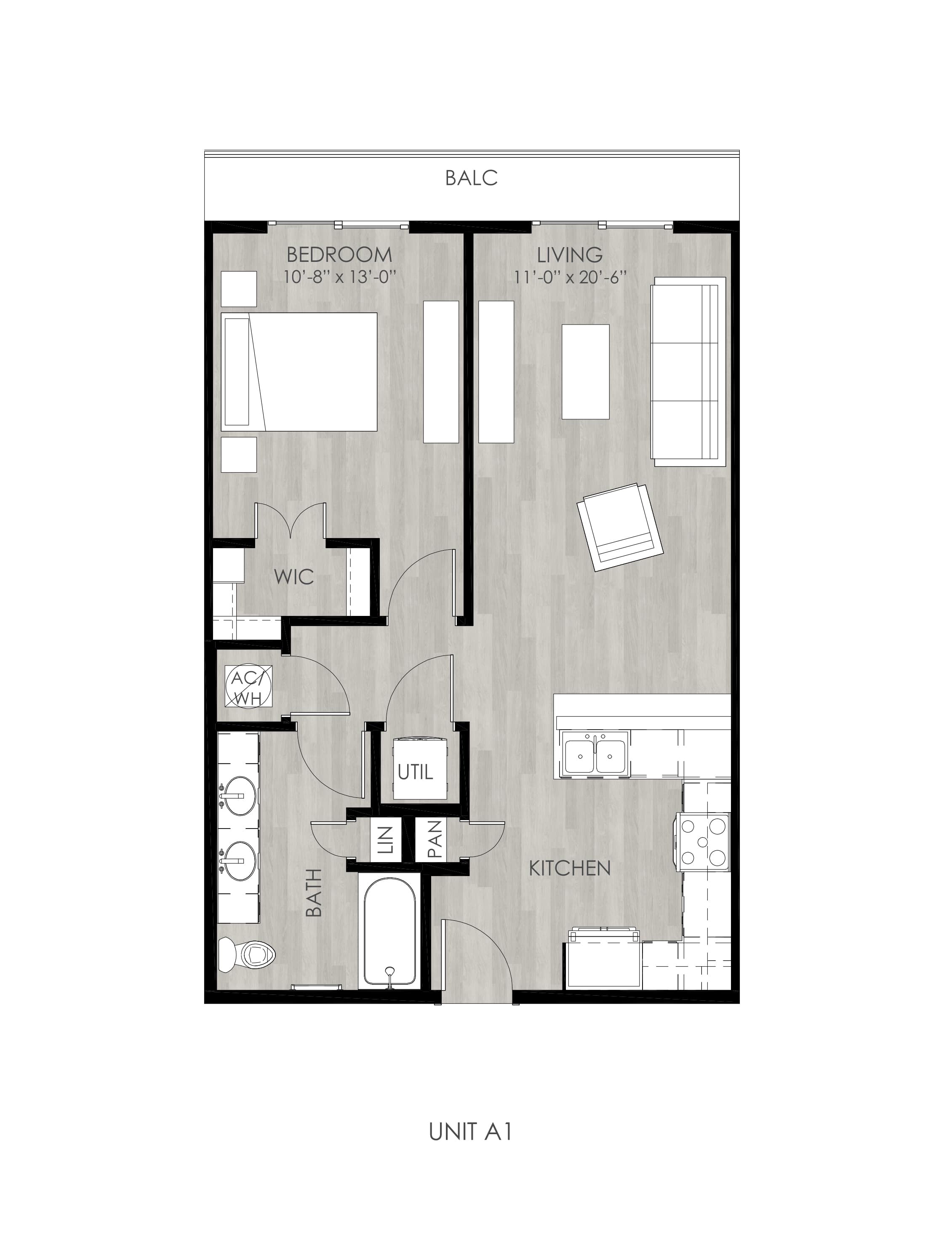 A1 floor plan