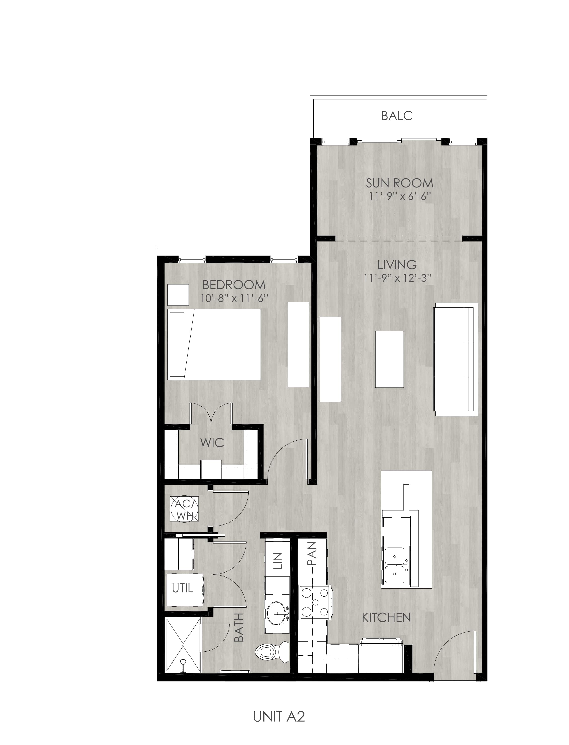 A2 floor plan