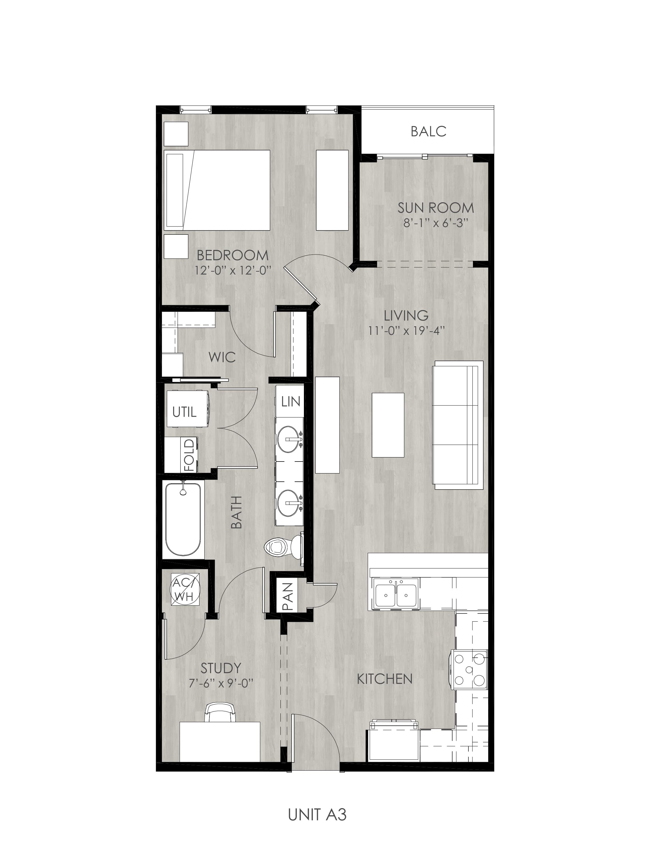 A3 floor plan