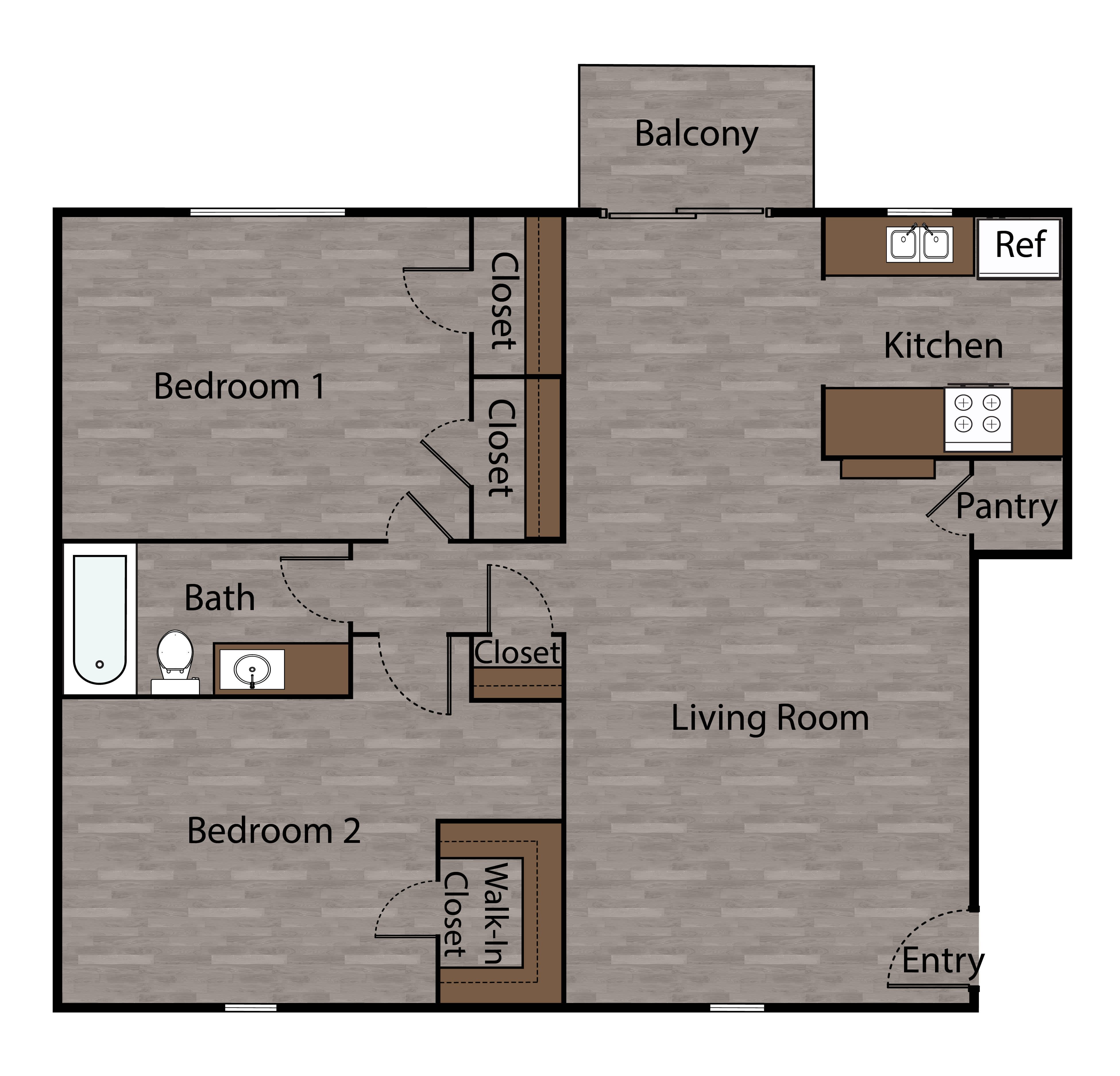 B2-Mesh floor plan