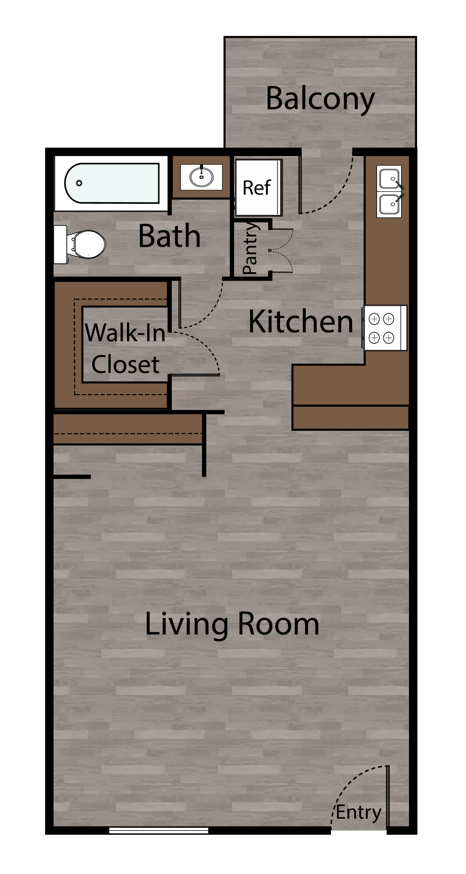 E1-Mesh floor plan