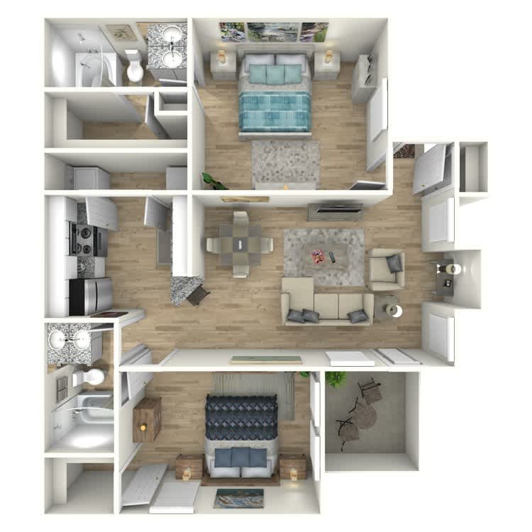 The Catamaran floor plan