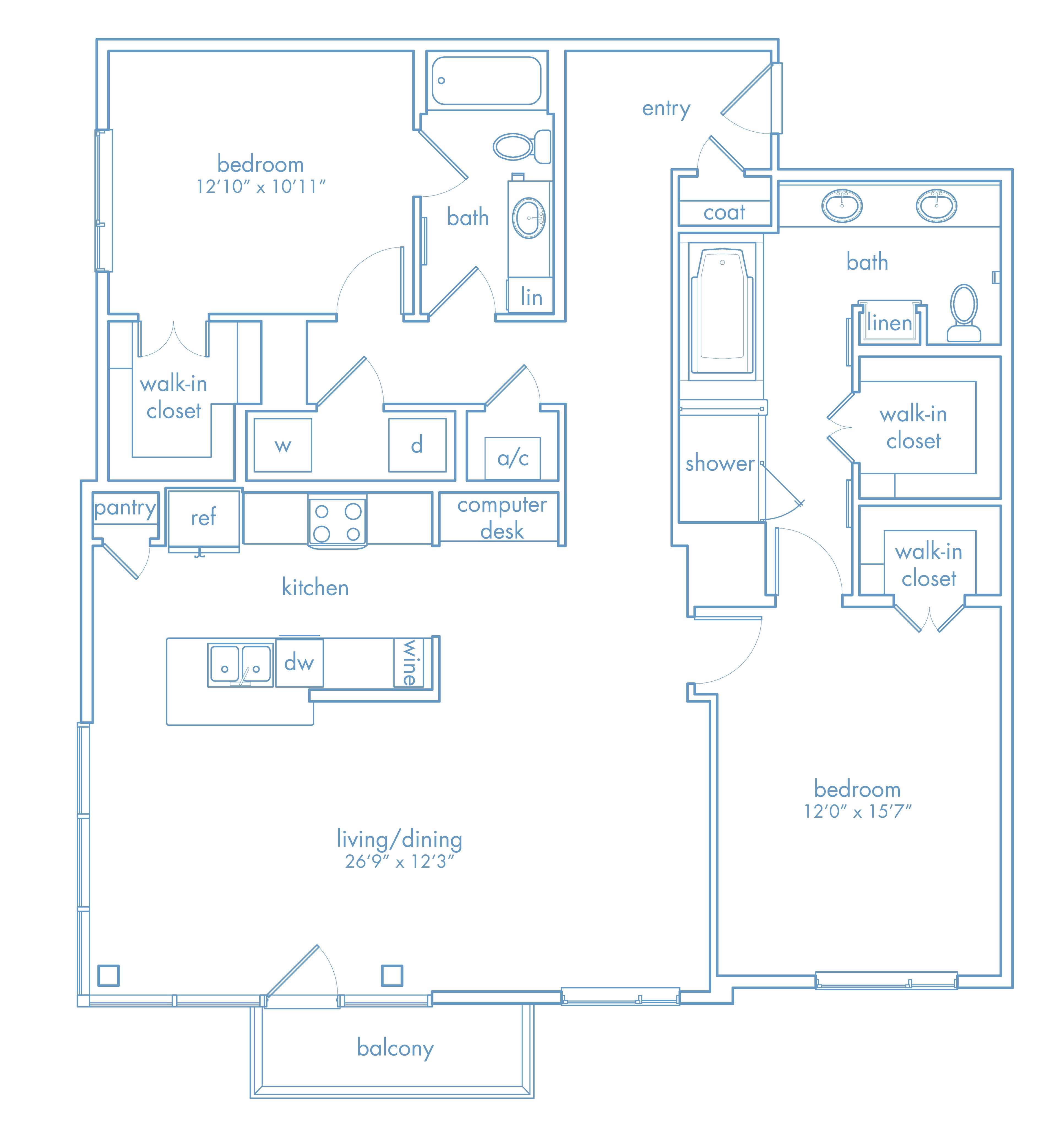 B2 floor plan