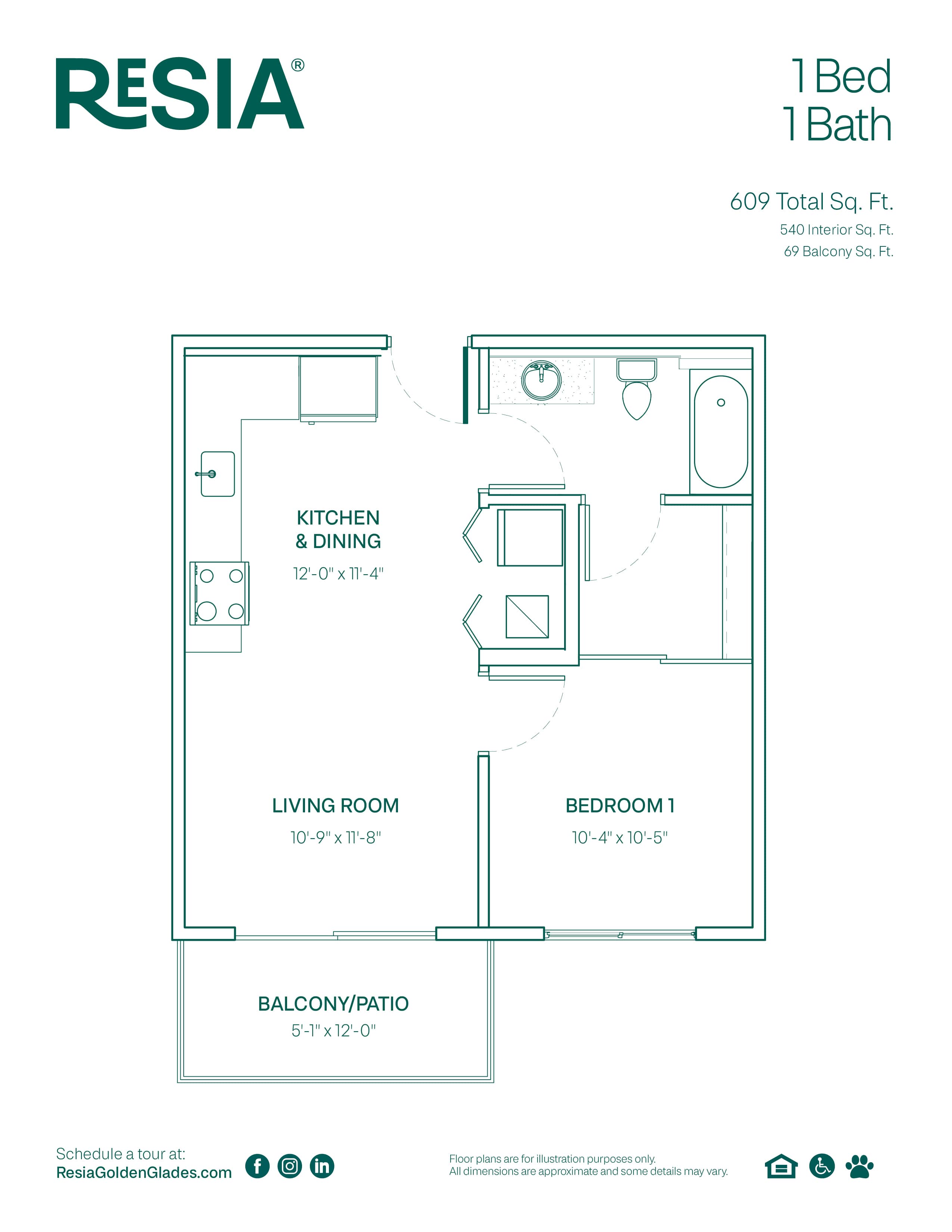 A1 floor plan