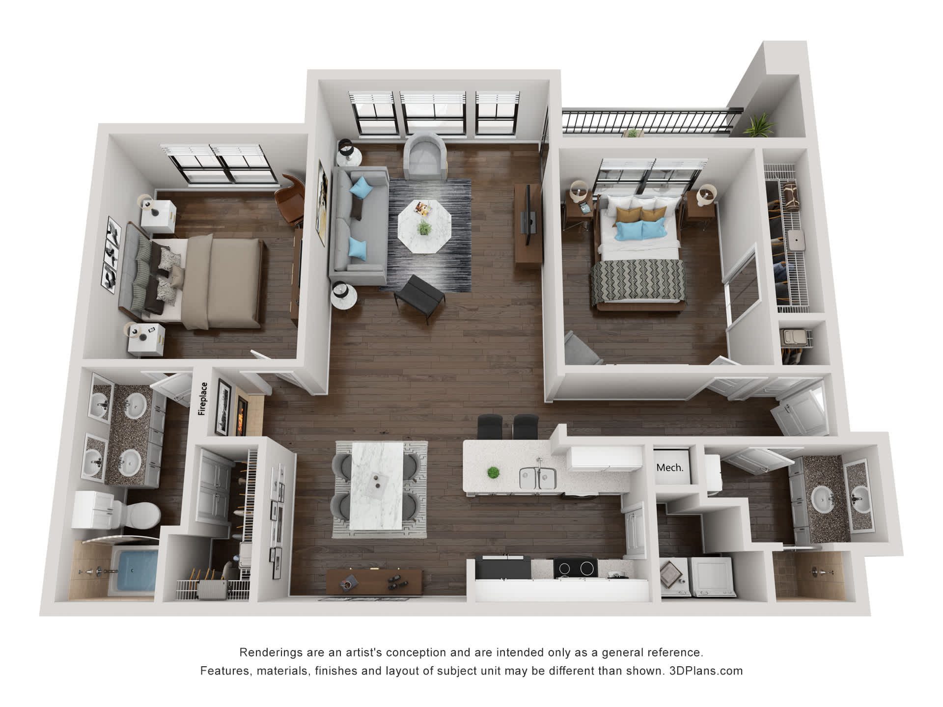 B2 floor plan