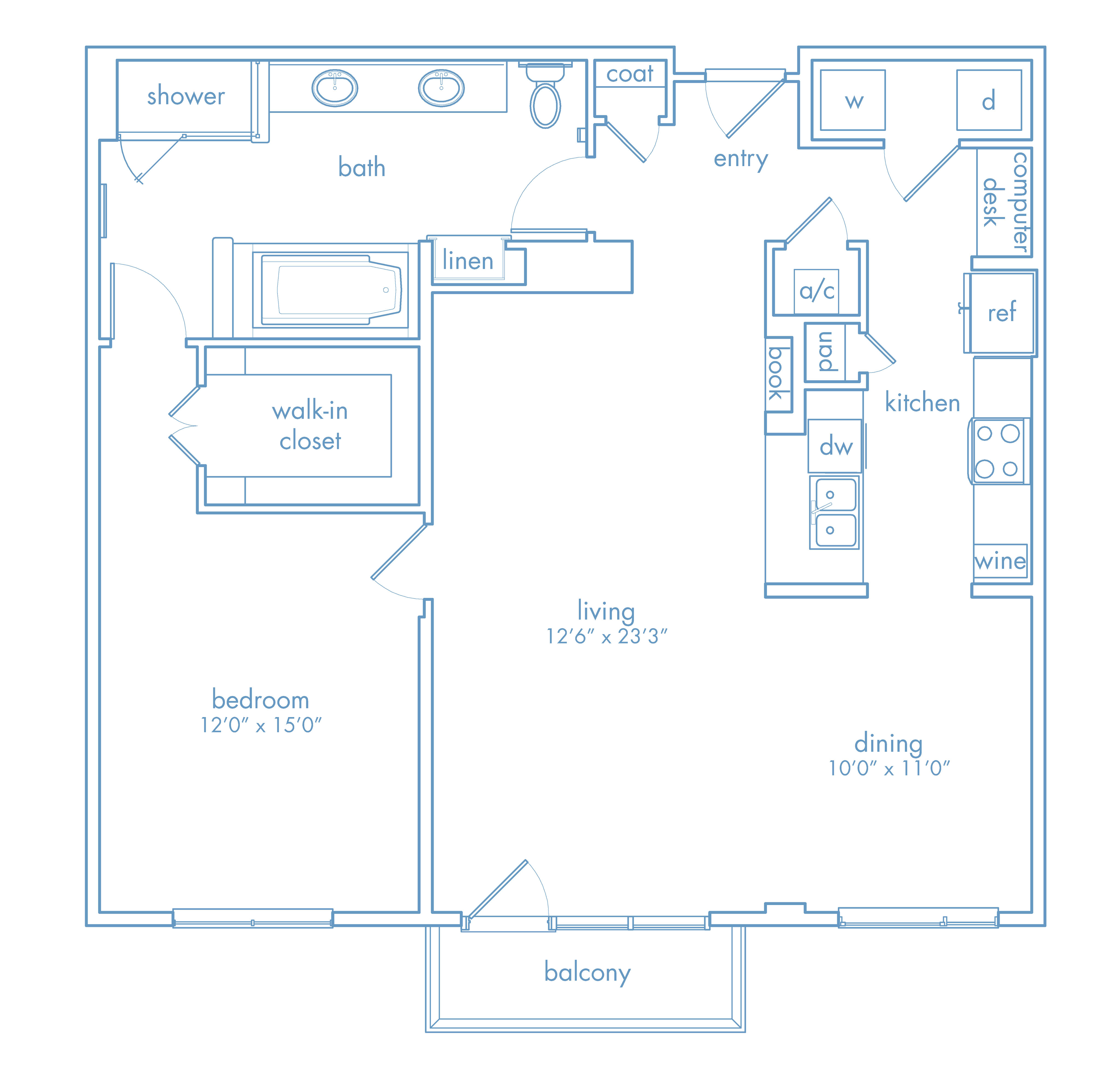A4 floor plan