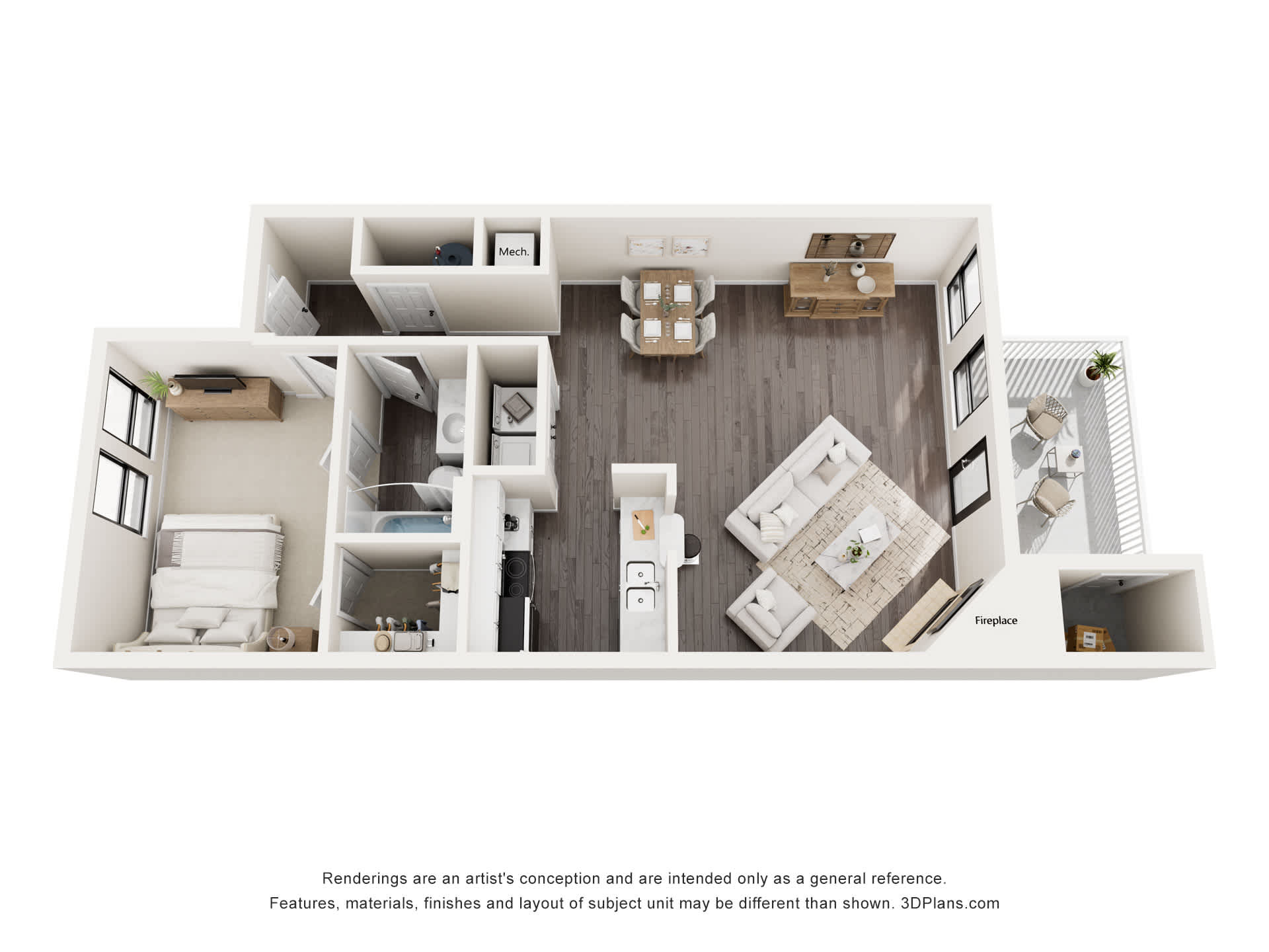 A1 floor plan