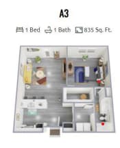 A3 floor plan
