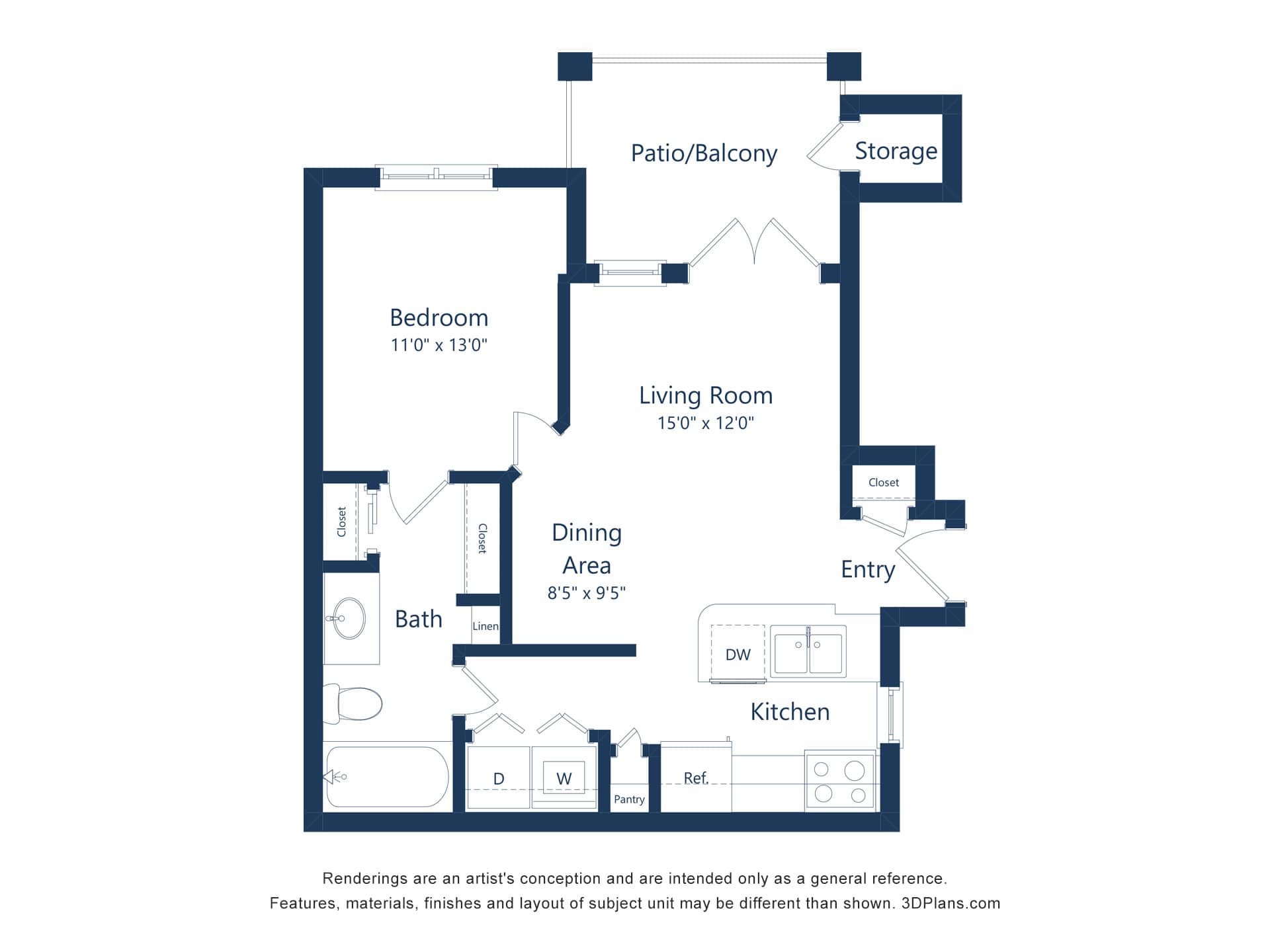 A1 floor plan