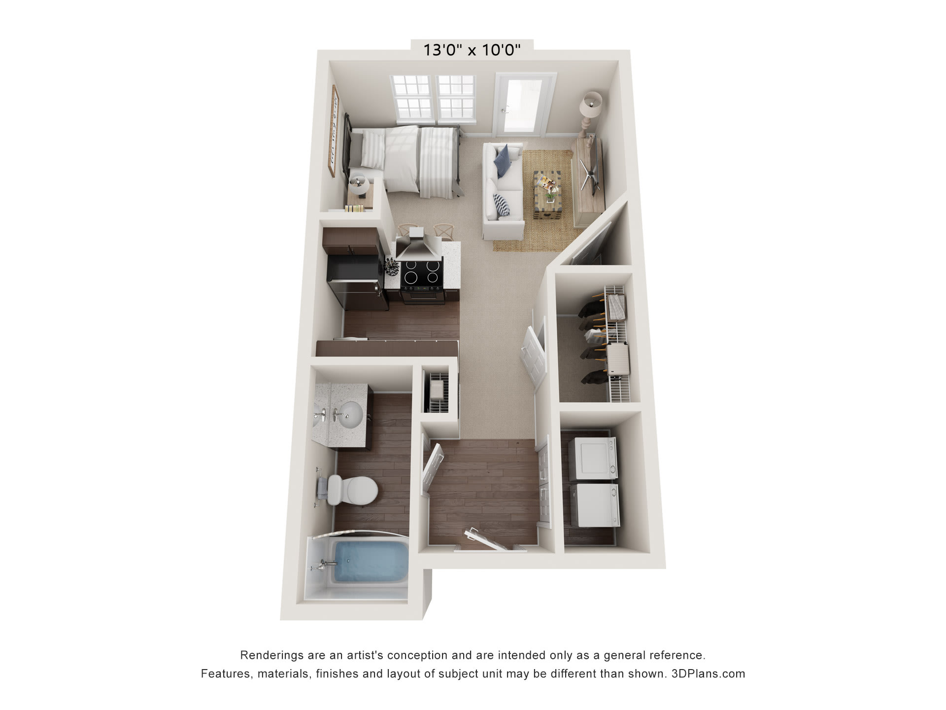 E1 floor plan