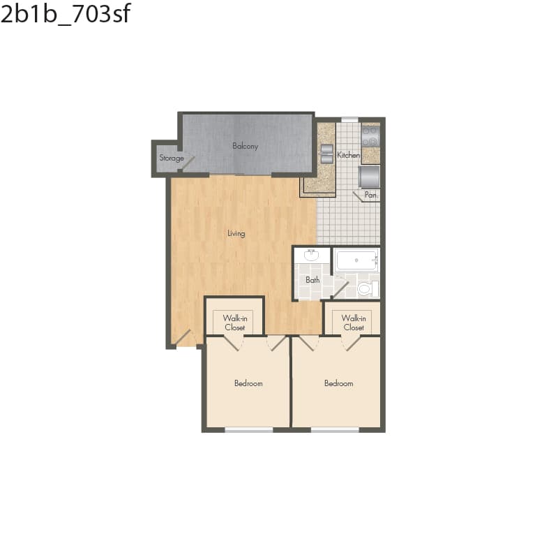 B1 Affordable floor plan